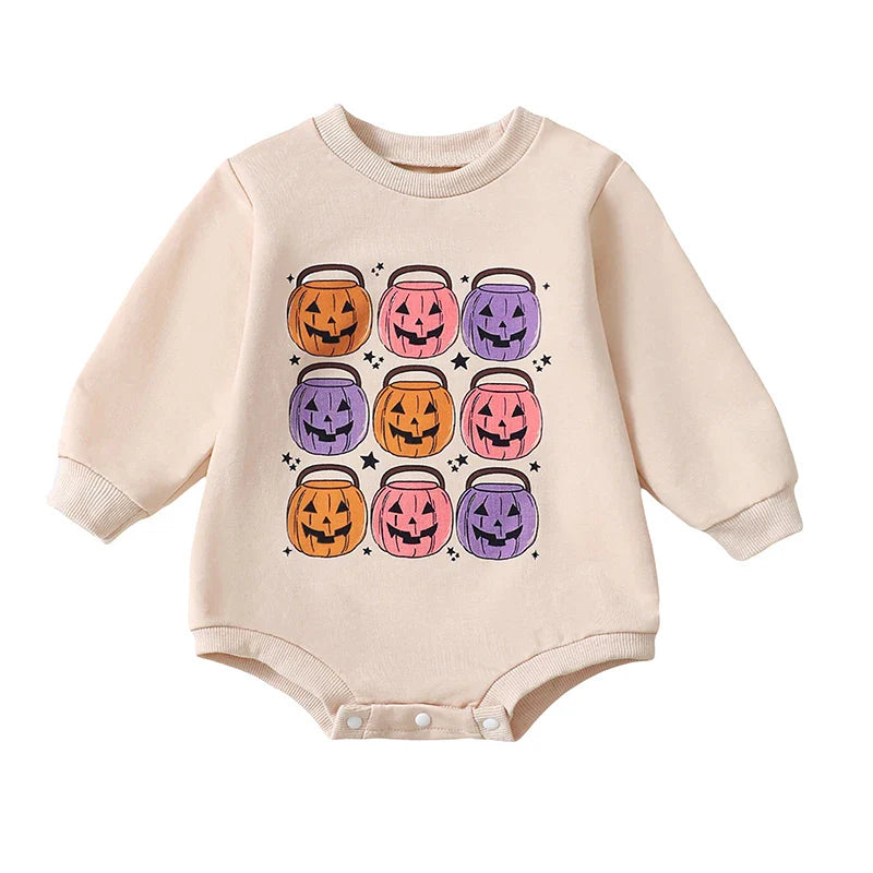 Candy Pumpkin Romper