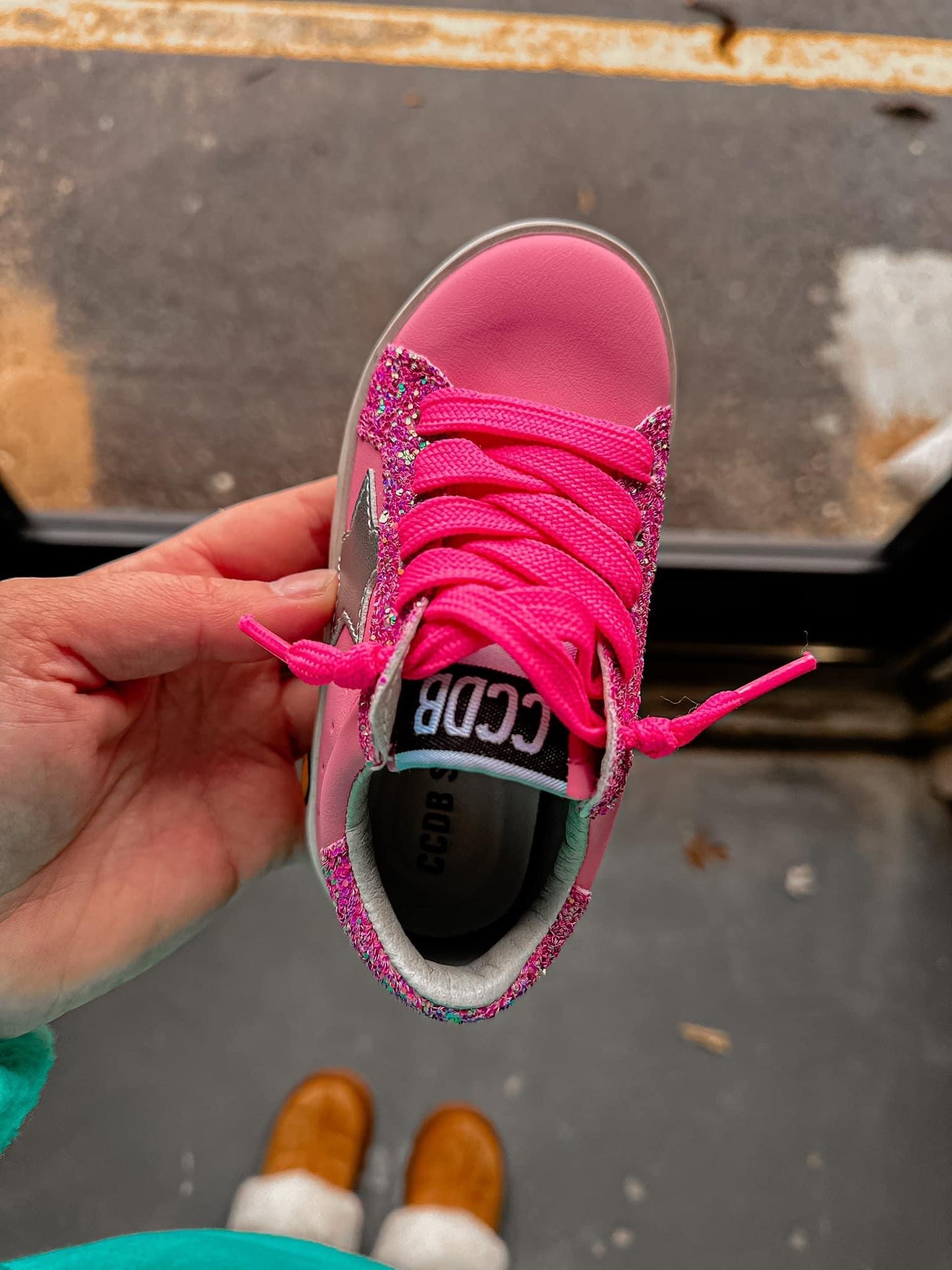 Hot Pink Toddler/Kids Shoes (REFER TO SIZE CHART)