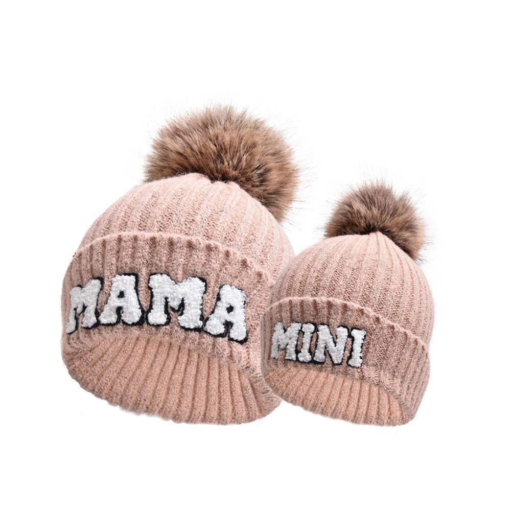 Mama + Mini Patch Beanies