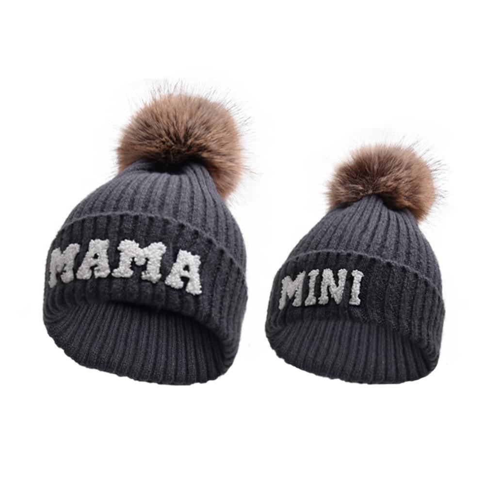 Mama + Mini Patch Beanies