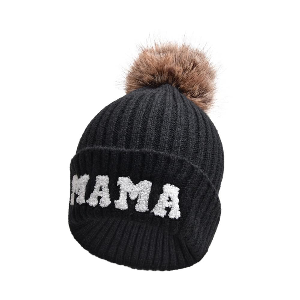 Mama + Mini Patch Beanies